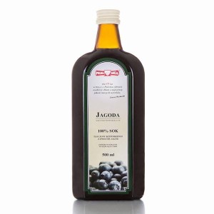Sok jagoda 100% bez cukru 500 ml - Polska Róża