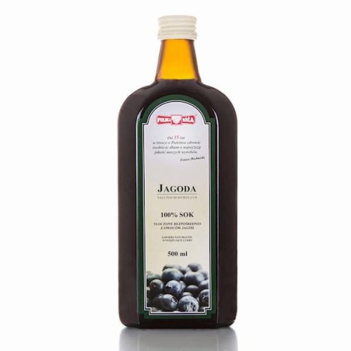 Sok jagoda 100% bez cukru 500 ml - Polska Róża