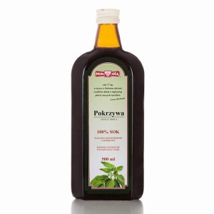 Sok pokrzywa 100% bez cukru 500 ml - Polska Róża