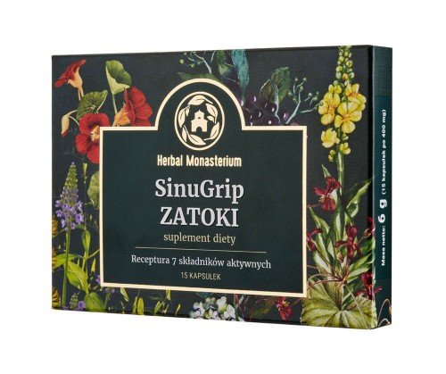 SinuGrip Zatoki 15 kapsułek - Herbal Monasterium