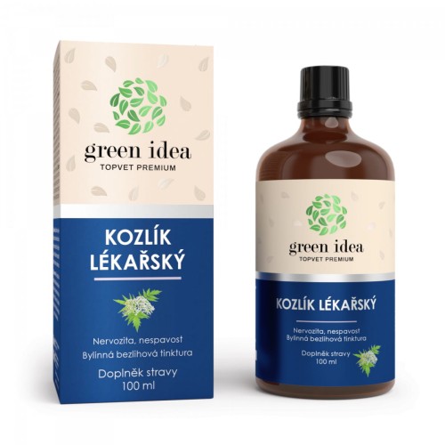 Krople bezalkoholowe kozłek lekarski 100 ml - Green Idea