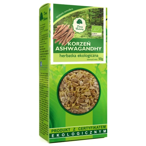 Ashwagandha korzeń EKO 50 g - Dary Natury