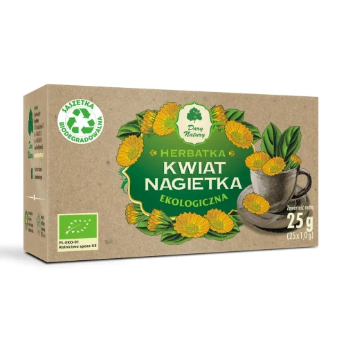 Herbatka kwiat nagietka EKO fix 25 x 1 g (saszetki) - Dary Natury