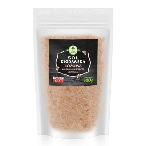 Sól kamienna Kłodawska różowa 500 g - Dary Natury