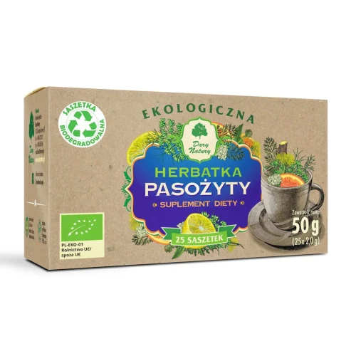 Herbatka Pasożyty EKO fix 25 x 2 g (saszetki) - Dary Natury