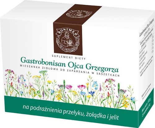 Gastrobonisan Ojca Grzegorza do zaparzania fix 20 x 5 g - Bonimed