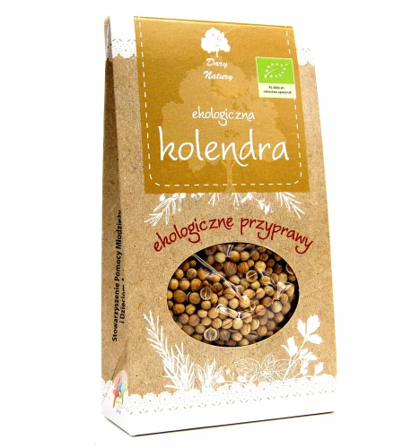 Kolendra ziarno EKO 30 g - Dary Natury