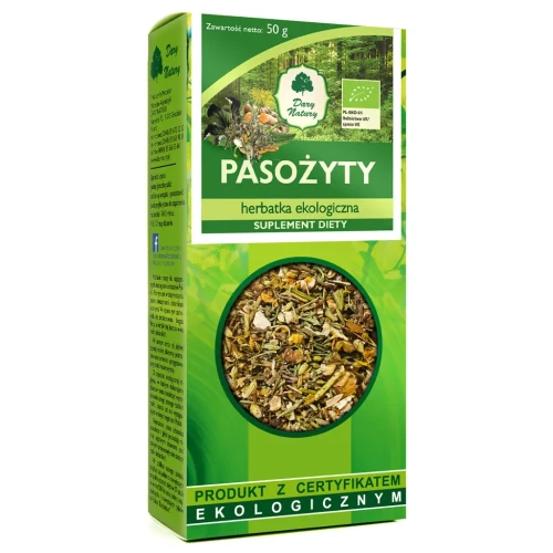 Pasożyty herbatka EKO suplement diety 50 g - Dary Natury