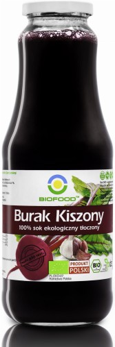 Burak kiszony 100% sok ekologiczny tłoczony BIO 1 l - Bio Food