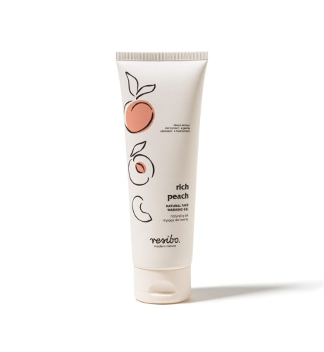 Rich Peach Naturalny żel do mycia twarzy 125 ml - Resibo