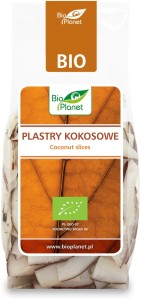 PRZECENA! (krótki termin) Plastry kokosowe BIO 100 g - Bio Planet