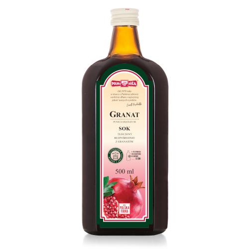 Sok Granat 100% bez cukru 500 ml - Polska Róża