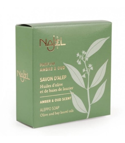 Mydło z Aleppo do zawieszenia z Bursztynem i Oudem 150 g - Najel
