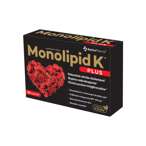 Monolipid K® PLUS 30 kapsułek - Xenico Pharma