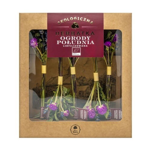 Herbatka Ogrody Południa - liofilizowana EKO - 5 sztuk 10 g - Dary Natury
