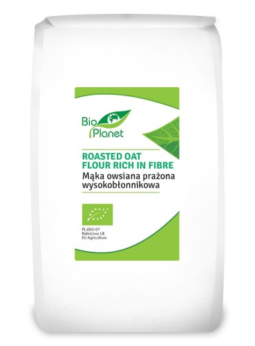 Mąka owsiana prażona wysokobłonnikowa BIO 800 g - Bio Planet