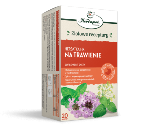 Herbatka na trawienie fix 20 x 2 g - Herbapol Kraków