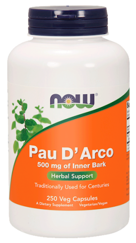 au D' Arco (La Pacho) 500 mg - 250 kapsułek - Now