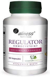 Regulator homocysteiny 60 kapsułek vege - Aliness