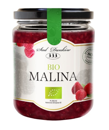 Malina 80% BIO 260 g - Sad Danków