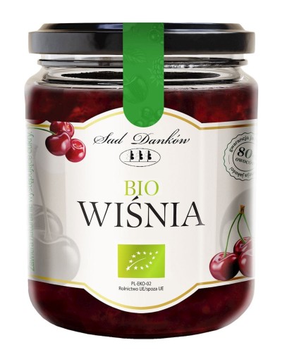 Wiśnia 80% BIO 260 g - Sad Danków