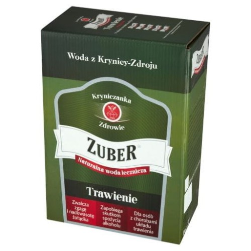 Woda niegazowana Zuber trawienie 3 l (bag in box) - Kryniczanka
