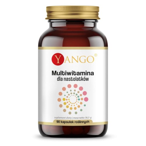 Multiwitamina dla Nastolatków - 90 kapsułek roślinnych - Yango