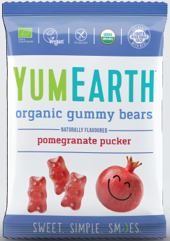 Żelki miśki owoc granatu EKO (Gummy Bears) 50 g - YumEarth Organic