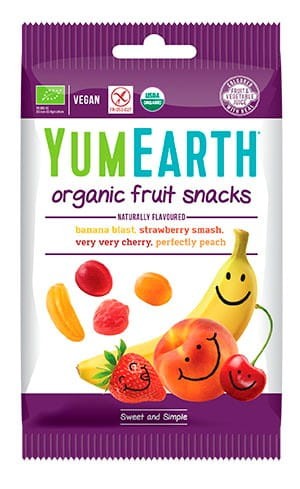 Żelki bez żelatyny EKO (Fruit Snacks) 50 g - YumEarth Organic