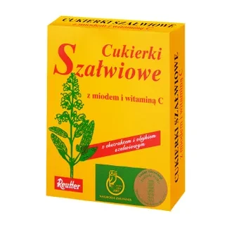 Cukierki Szałwiowe z miodem i witaminą C 50 g - Reutter