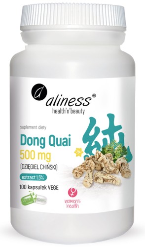 Dong Quai 500 mg - 100 kapsułek vege - Aliness
