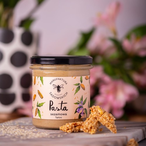 Pasta sezamowa tahini 300 g - Pasieki Rodziny Sadowskich