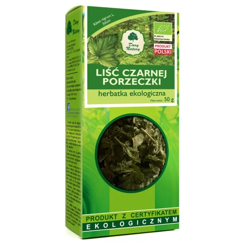 Porzeczka liść EKO 50 g - Dary Natury