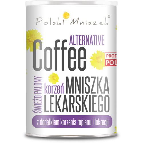 Kawa z korzenia mniszka lekarskiego z dodatkiem korzenia łopianu i lukrecji 150 g - Polski Mniszek