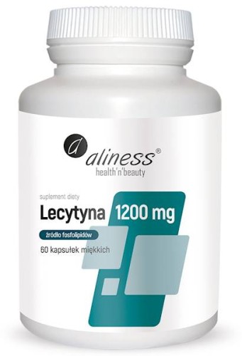 Lecytyna 1200 mg 60 kapsułek - Aliness