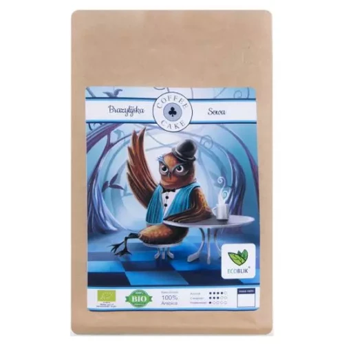 EcoBlik kawa ziarnista ekologiczna Brazylijska Sowa 1 kg - Aliness