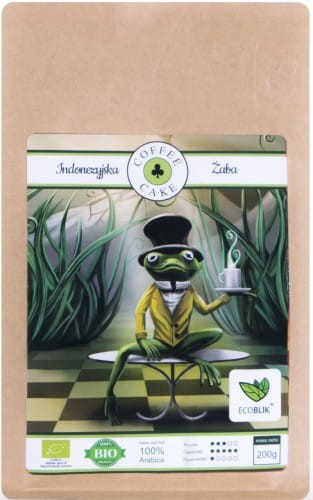 EcoBlik kawa ziarnista ekologiczna Indonezyjska Żaba 1 kg - Aliness