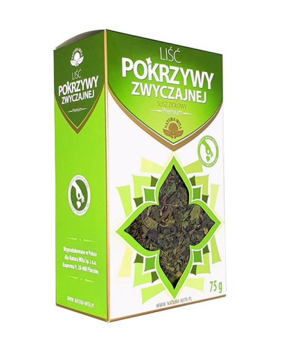 Pokrzywa zwyczajna liść Premium 75 g - Natura Wita