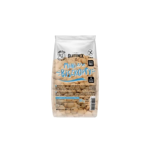 Mini biszkopty bezglutenowe bez dodatku cukrów 85 g - Glutenex