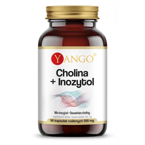 Cholina + Inozytol - 90 kapsułek roślinnych - Yango