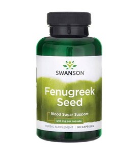 Kozieradka Fenugreek 610 mg 90 kapsułek - Swanson 