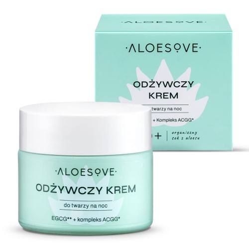 Odżywczy krem do twarzy na noc 50 ml - Aloesove