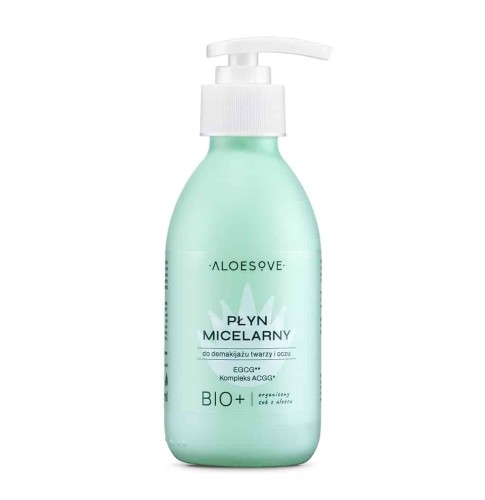 Płyn micelarny do demakijażu twarzy i oczu 190 ml - Aloesove