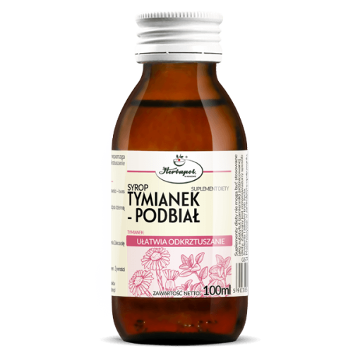 Syrop tymianek i podbiał 100 ml - Herbapol Kraków