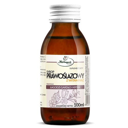 Syrop prawoślazowy z witaminą C 100 ml - Herbapol Kraków