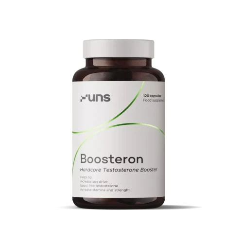 Boosteron (Hardcore Testosterone Booster) 120 kapsułek - UNS