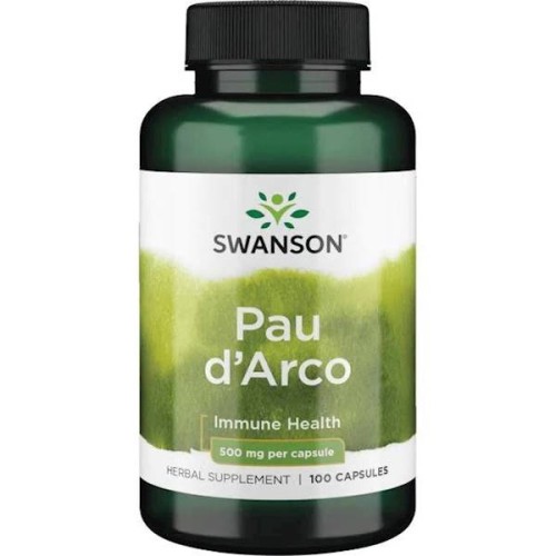 Pau d'Arco 500 mg - 100 kapsułek - Swanson