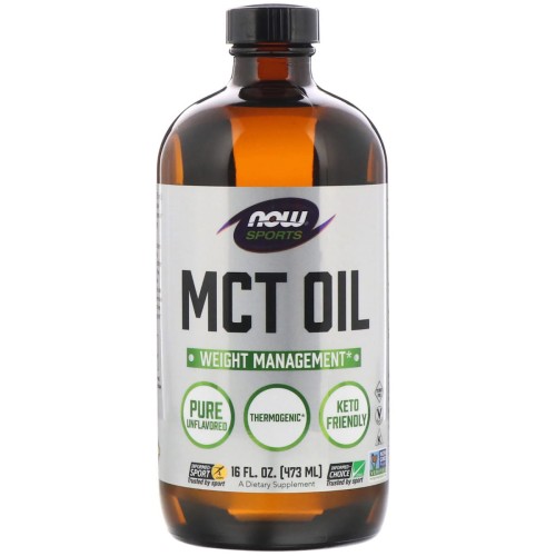 MCT oil pure Olej MCT bezzapachowy płyn 473 ml - Now