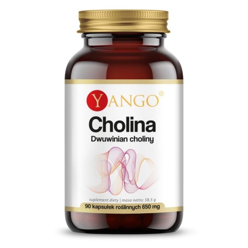 Cholina - Dwuwinian choliny - 90 kapsułek roślinnych - Yango