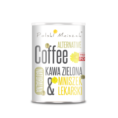Kawa z korzenia mniszka lekarskiego z naturalną kawą zieloną 150 g - Polski Mniszek